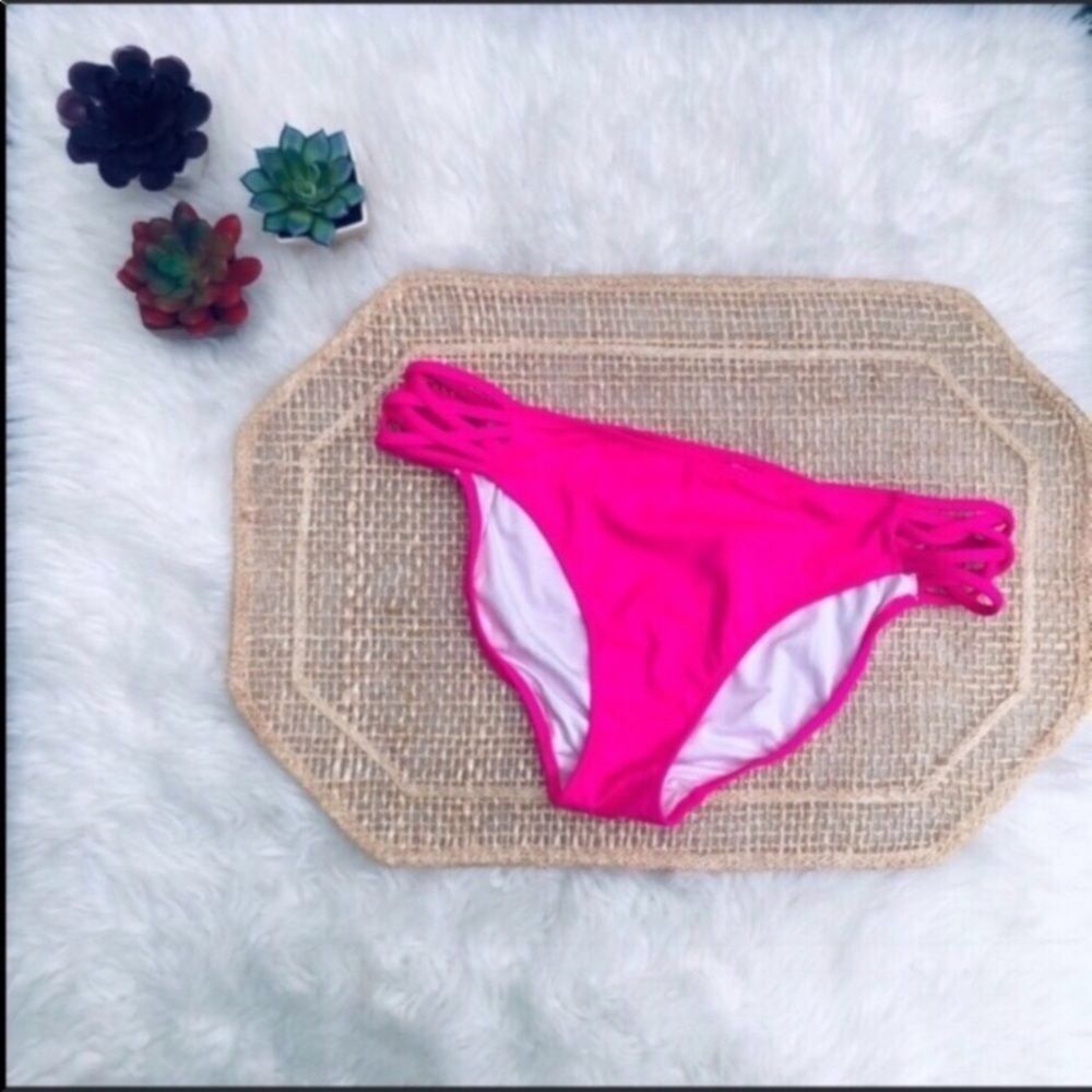 VS Pink Strappy Side Bikini Bottom
